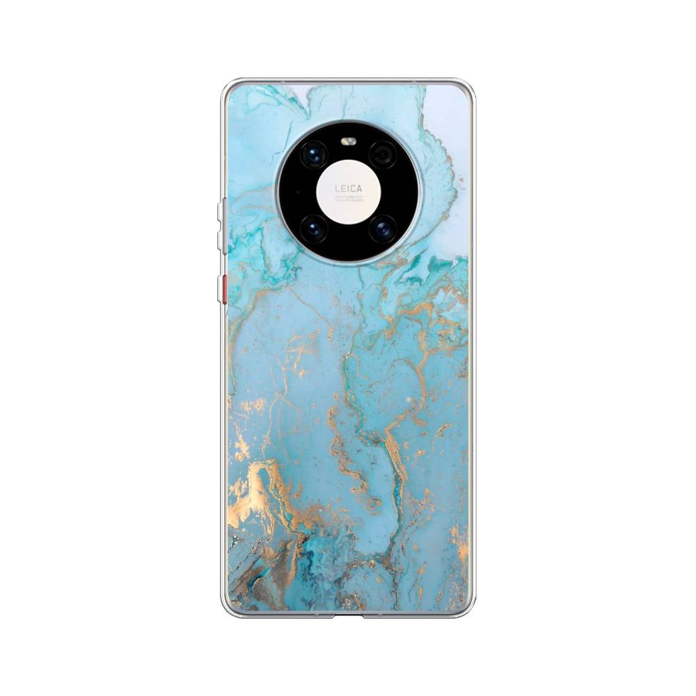 

Чехол Awog на Huawei Mate 40 Pro "Голубой мрамор рисунок", 6104450-3