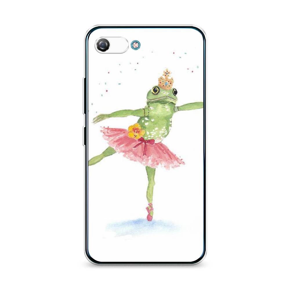

Чехол на Itel A25 "Лягушка-балерина", Зеленый, 3200250-4