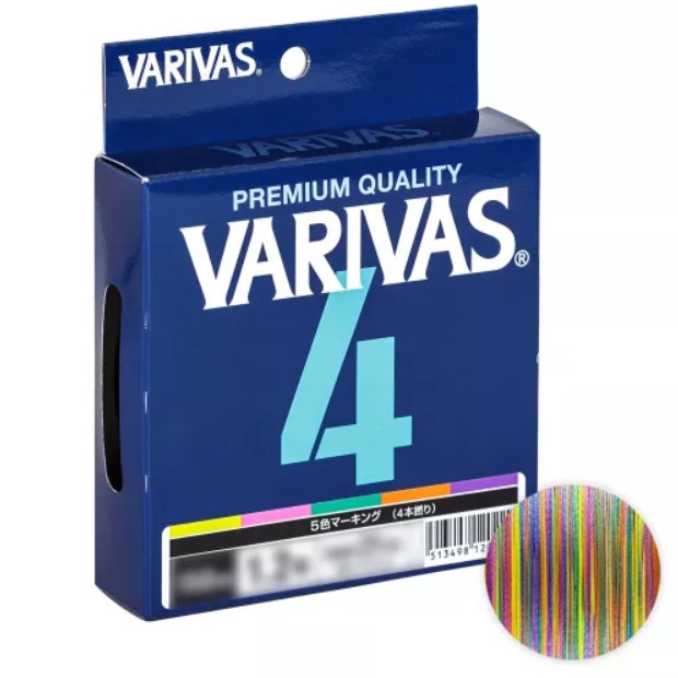 

Шнур Varivas PE X4 150м. 0.8 Marking, PE X4