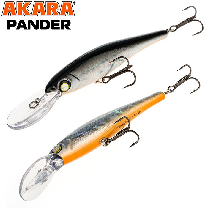 

Воблер Akara Pander 105 14 гр 1/2 oz 4,1 in A83, Разноцветный, Pander