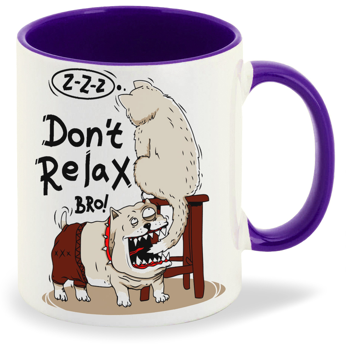 

Кружка CoolPodarok Прикол Собака dont relax, Прикол Собака dont relax