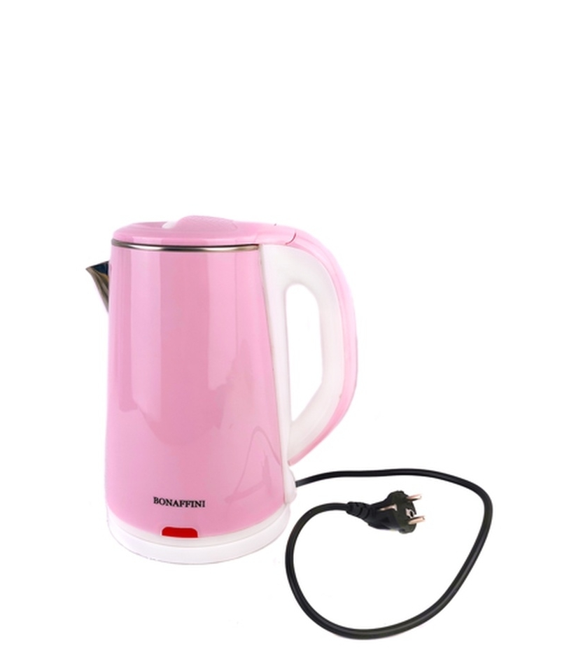 Чайник электрический Bonaffini ELK-0001 1.8 л розовый чайник электрический rombica ke 0001 1 8 л серебристый