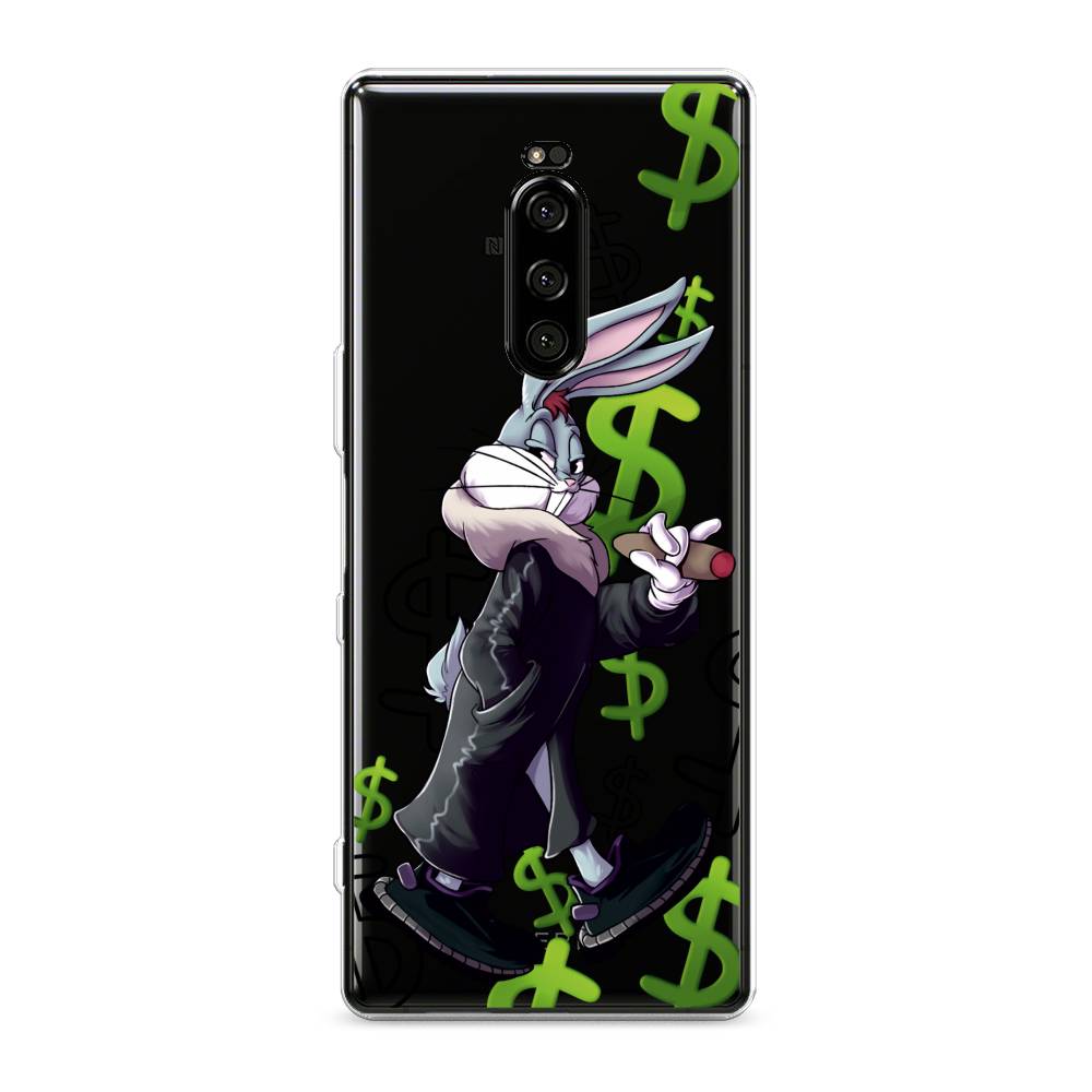 

Чехол на Sony Xperia XZ4 "Rich Bugs Bunny", Зеленый;черный;голубой, 53850-6