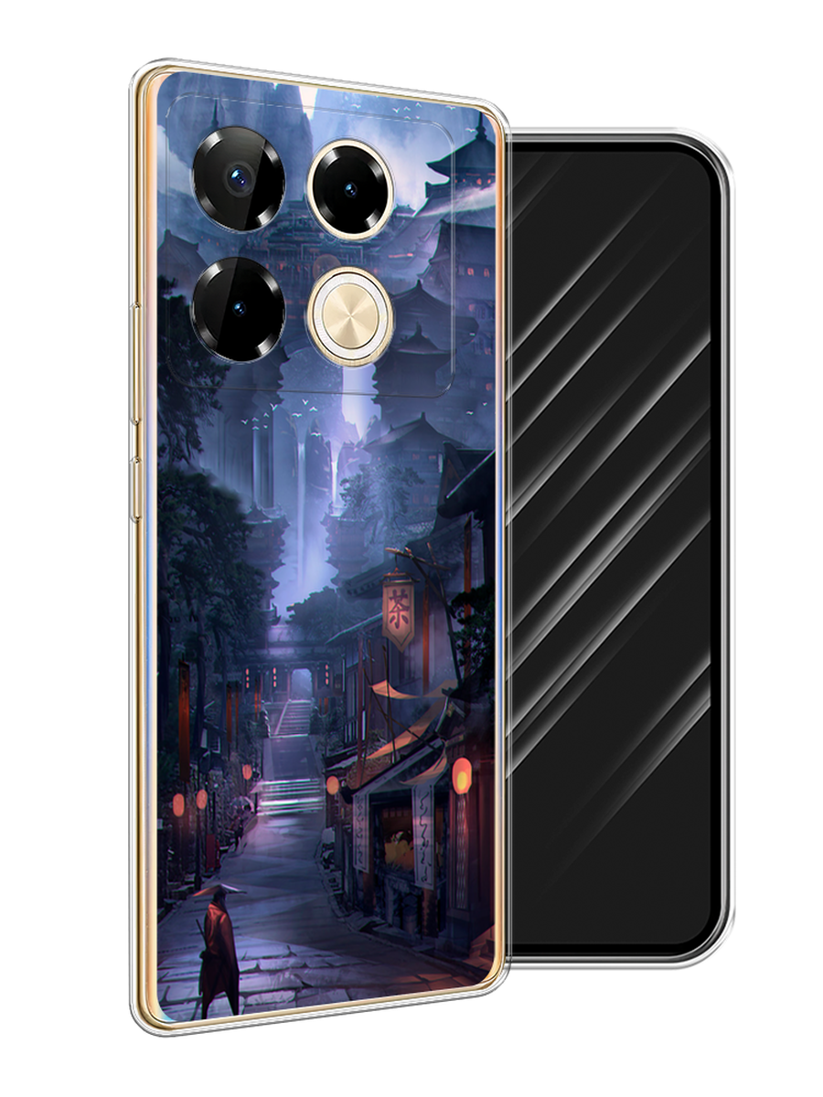 

Чехол Awog на Infinix Note 40 Pro "Одинокий самурай", Синий;черный;коричневый, 3105750-1
