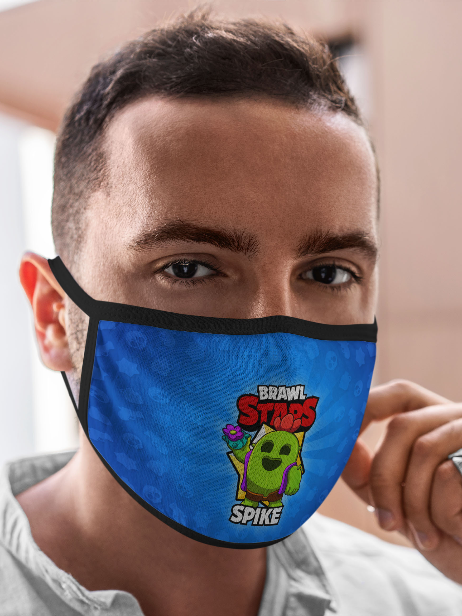 

Многоразовая маска унисекс Burnettie Brawl Stars Spike, Разноцветный, Brawl Stars Spike