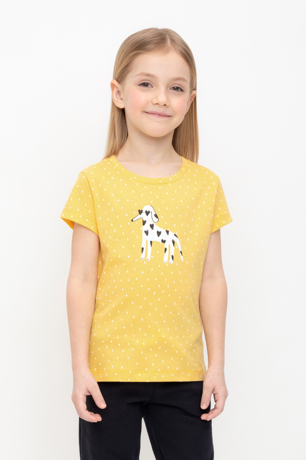 

Футболка детская CROCKID TR 201 К 302337, желтый, 116, TR 201