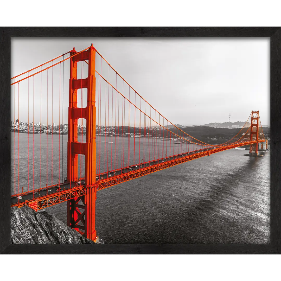 

Картина в раме 40х50 см «Golden Gate»