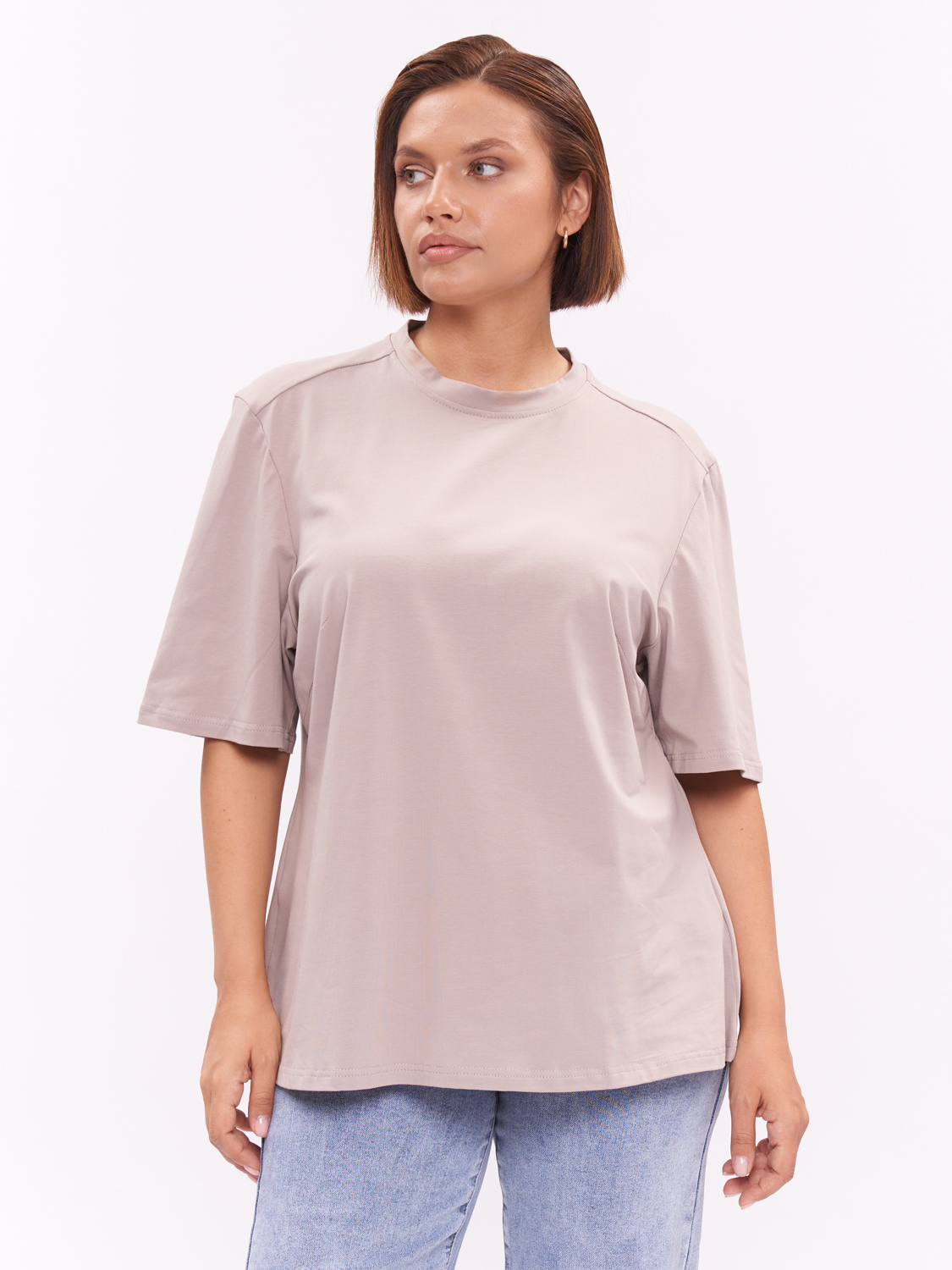 

Футболка женская ARTESSA FU21502BEG18 бежевая 68-70, Бежевый, FU21502BEG18