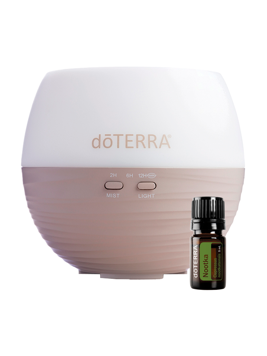 

Набор doTERRA Диффузор Лепесток + масло Кипарис 5 мл