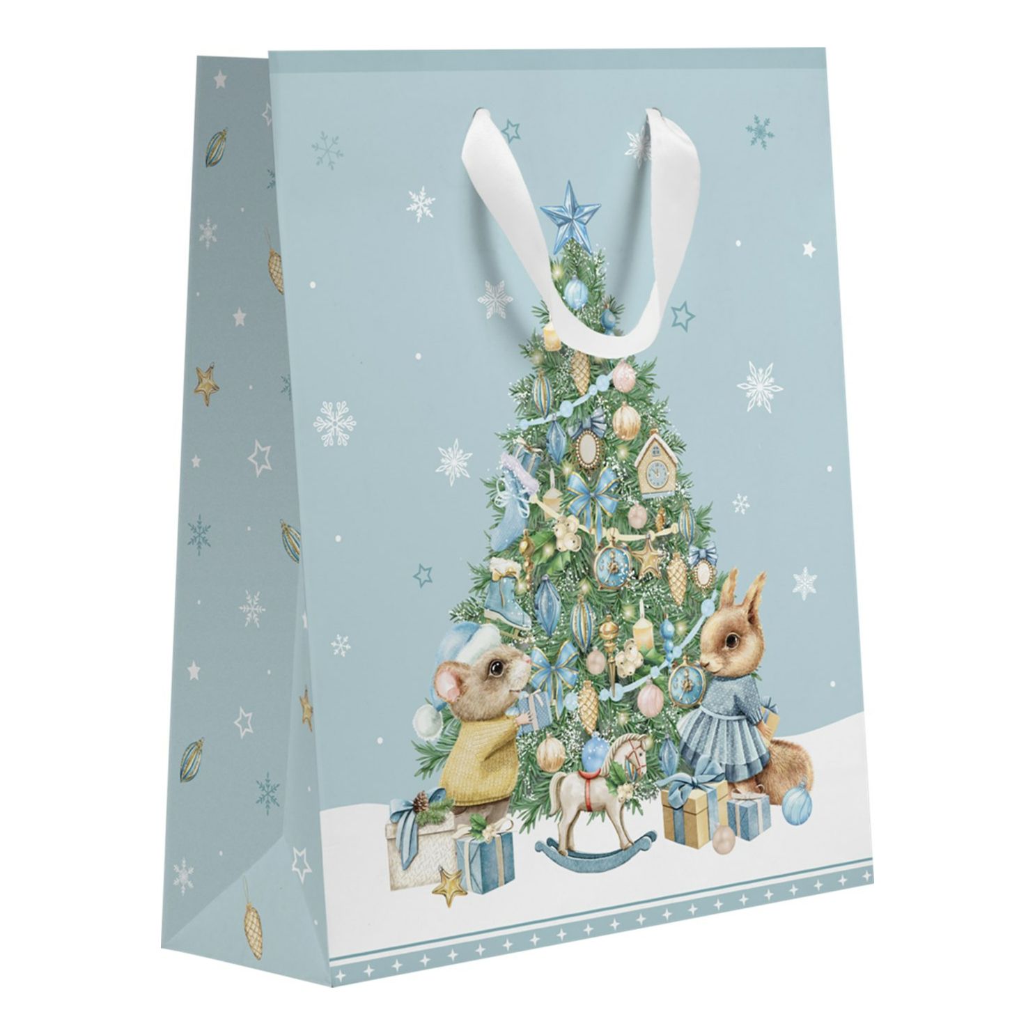 

Пакет подарочный 31,5 x 25,5 x 11 см Сказочные друзья, Разноцветный