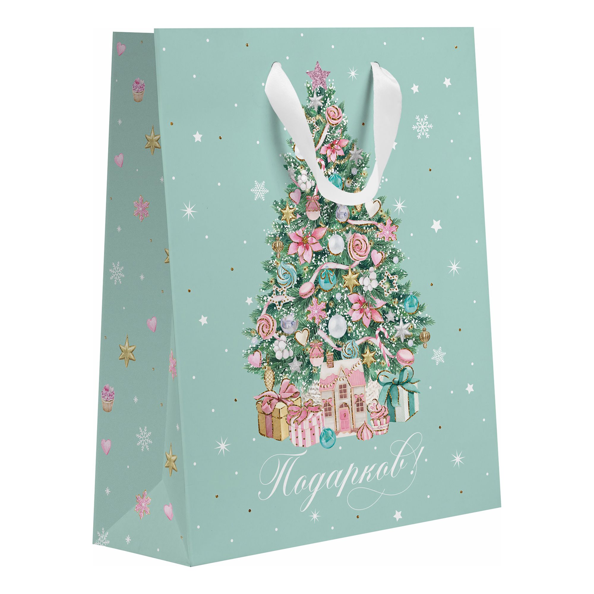 

Пакет подарочный 22,7 x 18 x 10 см Sweet, Разноцветный
