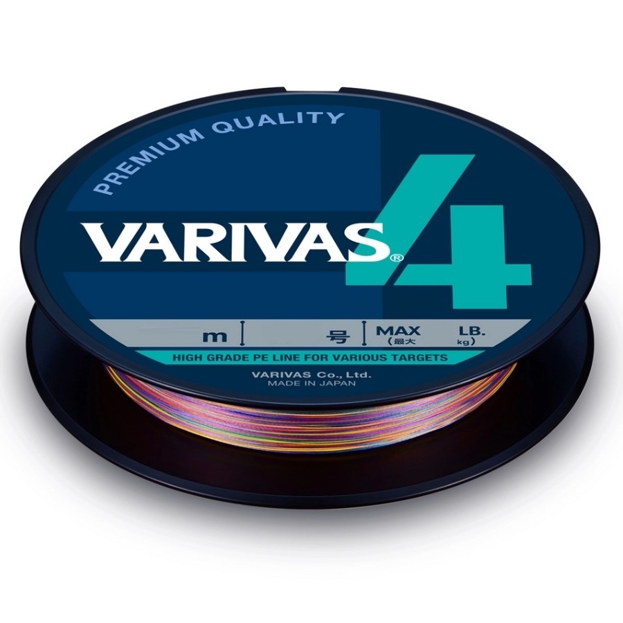 

Шнур Varivas PE X4 200м. 0.8 Marking, Разноцветный, Pe X4