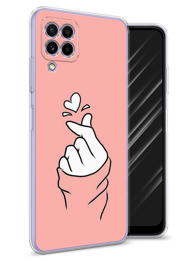 

Чехол Awog на Samsung Galaxy M22 / Самсунг M22 "Любовь-щелк", Оранжевый, 2103450-7