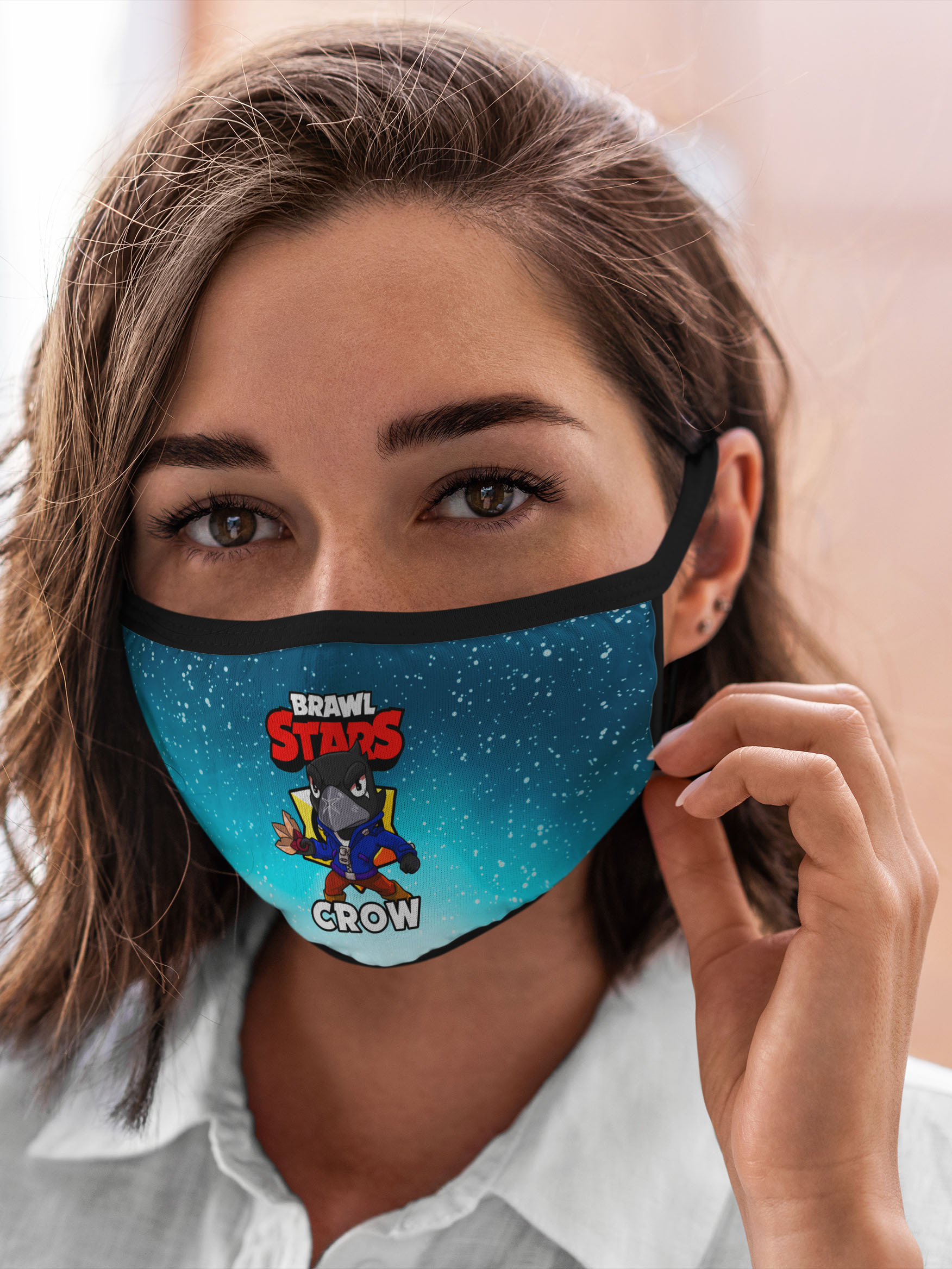 

Многоразовая маска унисекс Burnettie Brawl Stars Crow, Разноцветный, Brawl Stars Crow