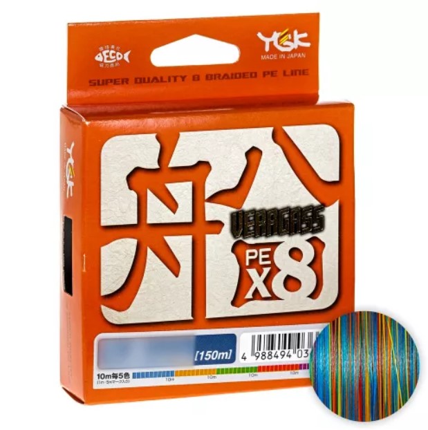 

Шнур Ygk Veragass X8 150м. 0.6 PE MULTICOLOR, Ygk Veragass X8 150м. 0.6 PE MULTICOLOR
