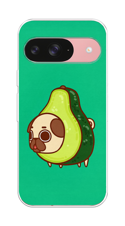 

Чехол на Google Pixel 9 "Мопс авокадик", Зеленый, 271950-1