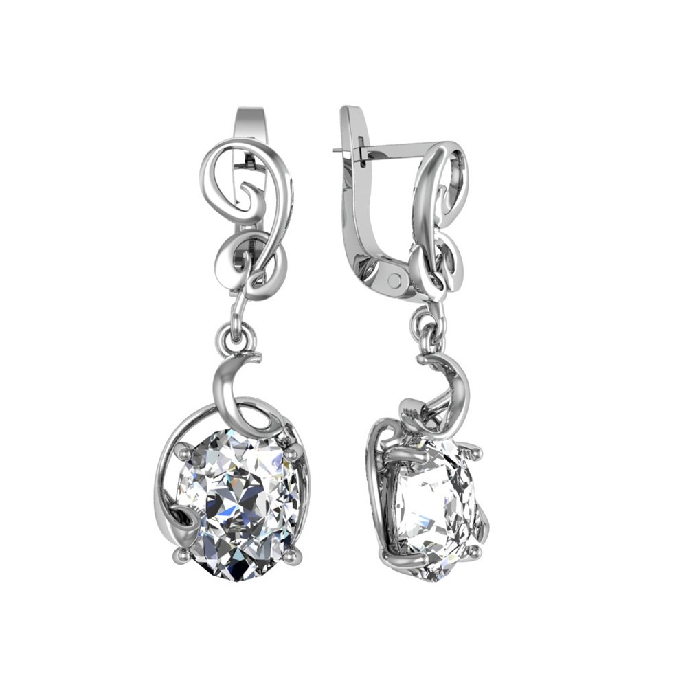 

Серьги из серебра ПРИВОЛЖСКИЙ ЮВЕЛИР 361432-GH, горный хрусталь, 361432-GH