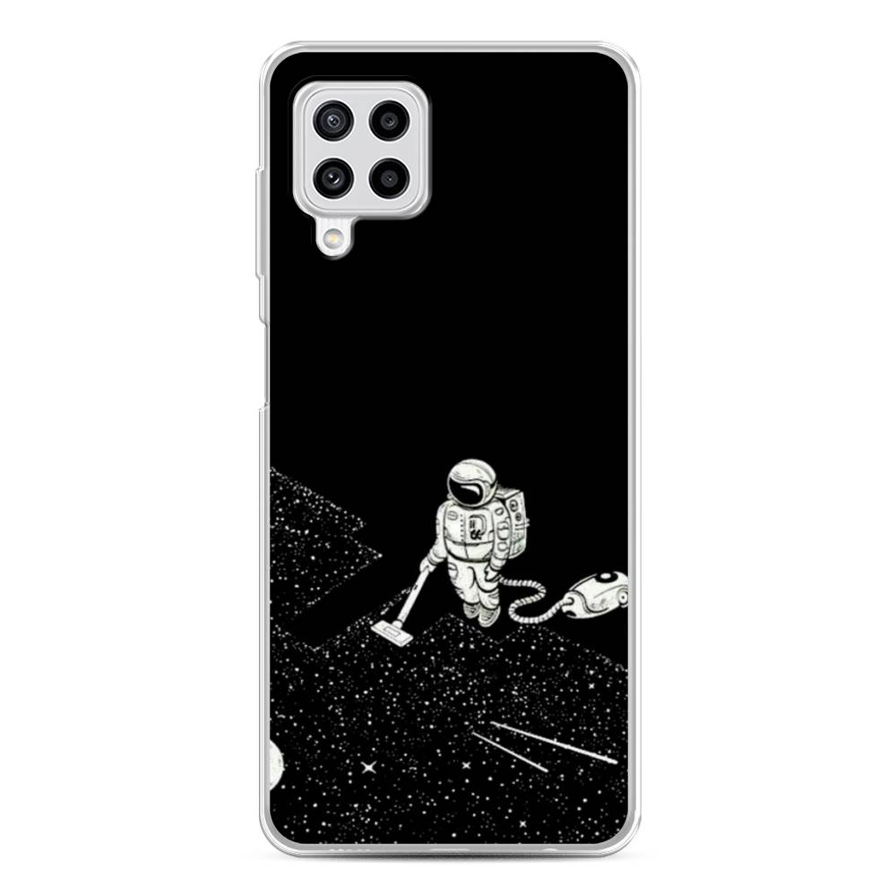 фото Чехол awog "космонавт с пылесосом" для samsung galaxy m22
