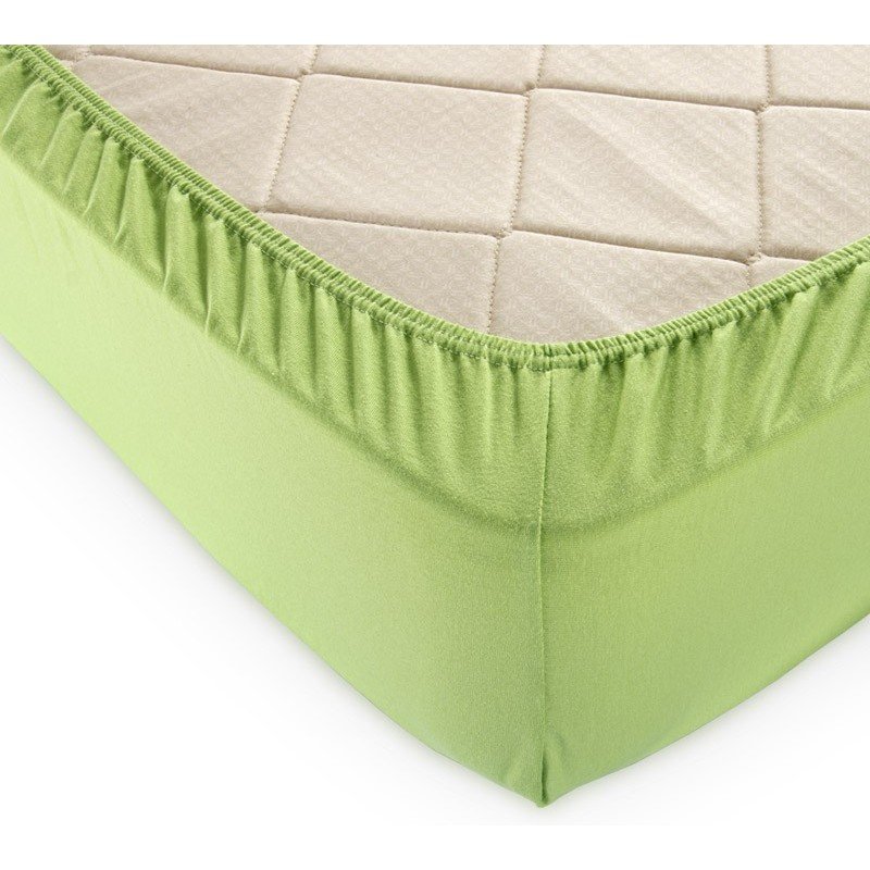 

Простыня 90х200 на резинке трикотажная Трава, Трава