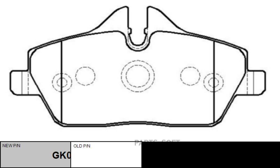 

Колодки тормозные BMW - передние CTR GK0025