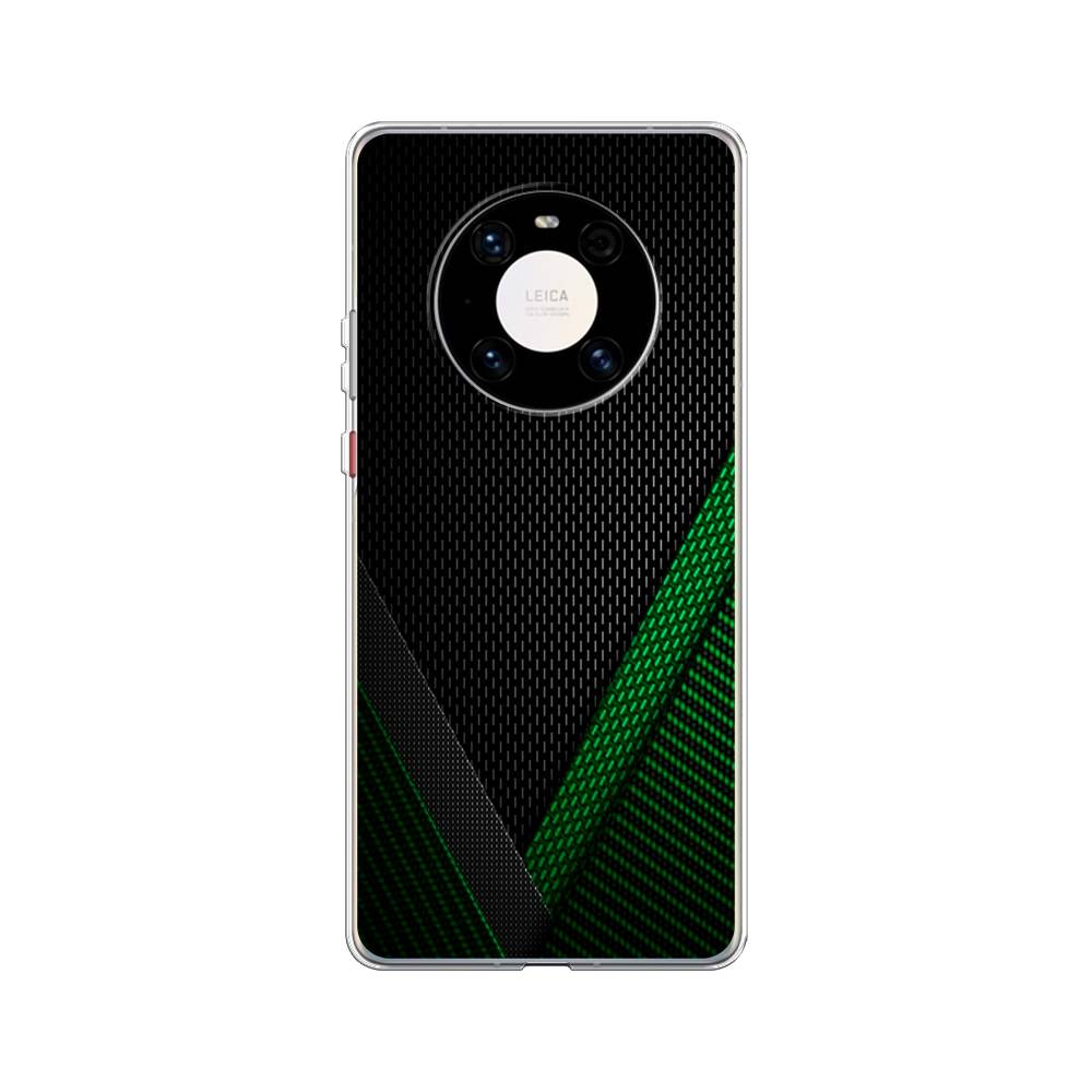 

Чехол Awog на Huawei Mate 40 Pro "Зеленый карбон", Черный;зеленый, 6104450-3