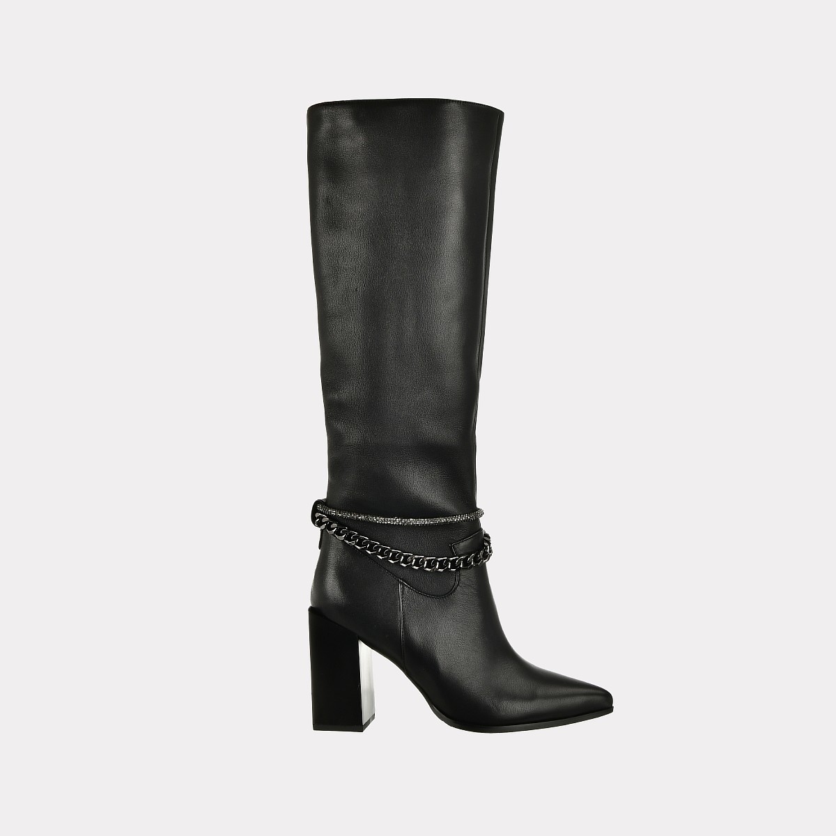 

Сапоги женские Versiya shop AY649-W2 черные 40 RU, AY649-W2