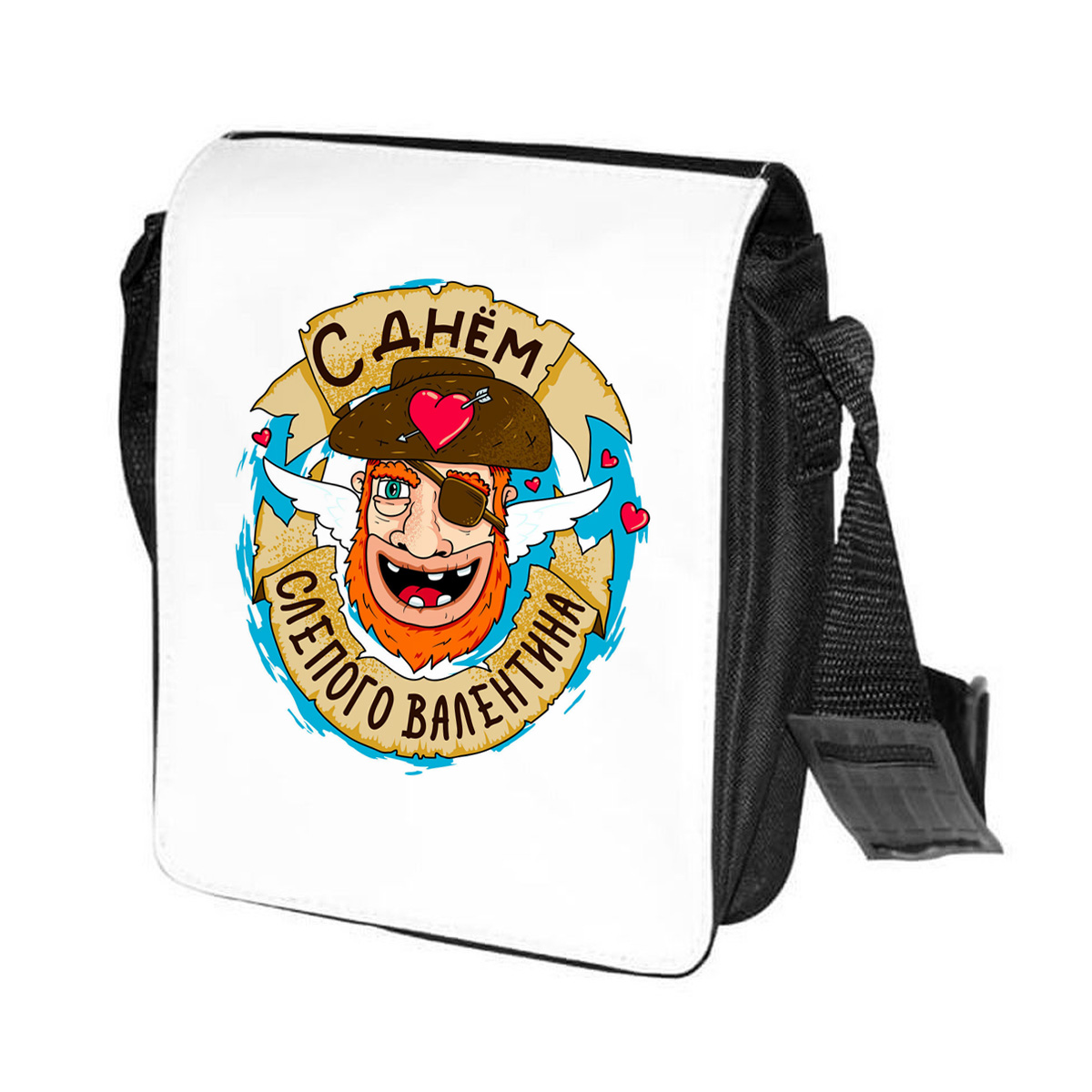 

Сумка унисекс CoolPodarok CN0151466 черно-белый, Черный;белый, CN0151466