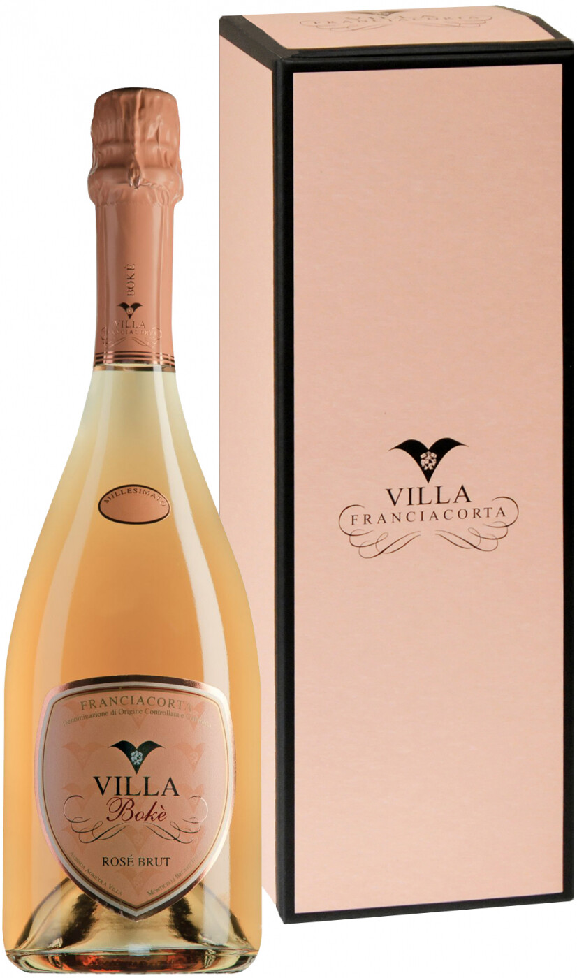 

Игристое вино Boke Rose Brut Franciacorta Villa розовое
