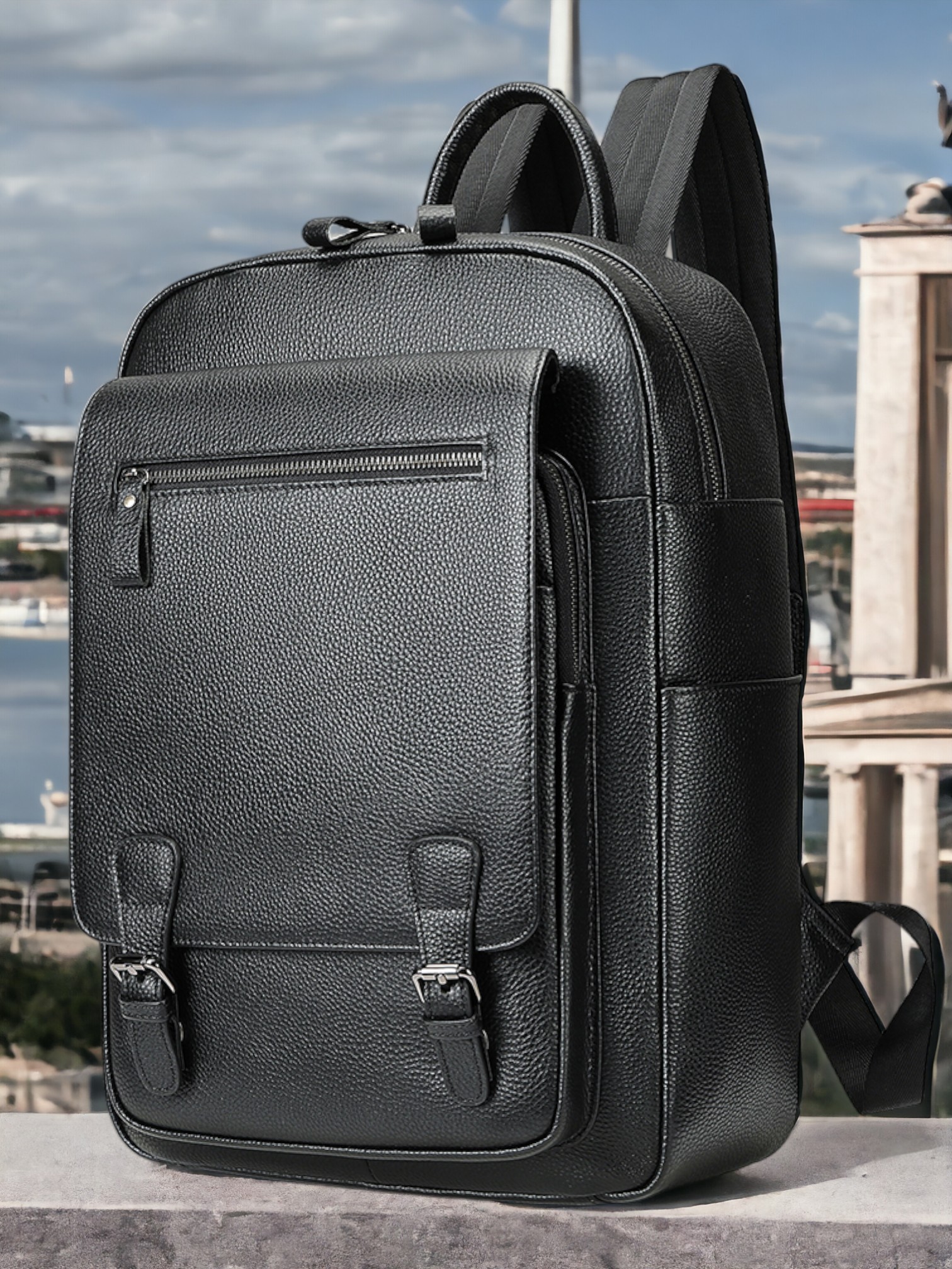Рюкзак BRUONO STN-2277 черный, 42x30x18 см