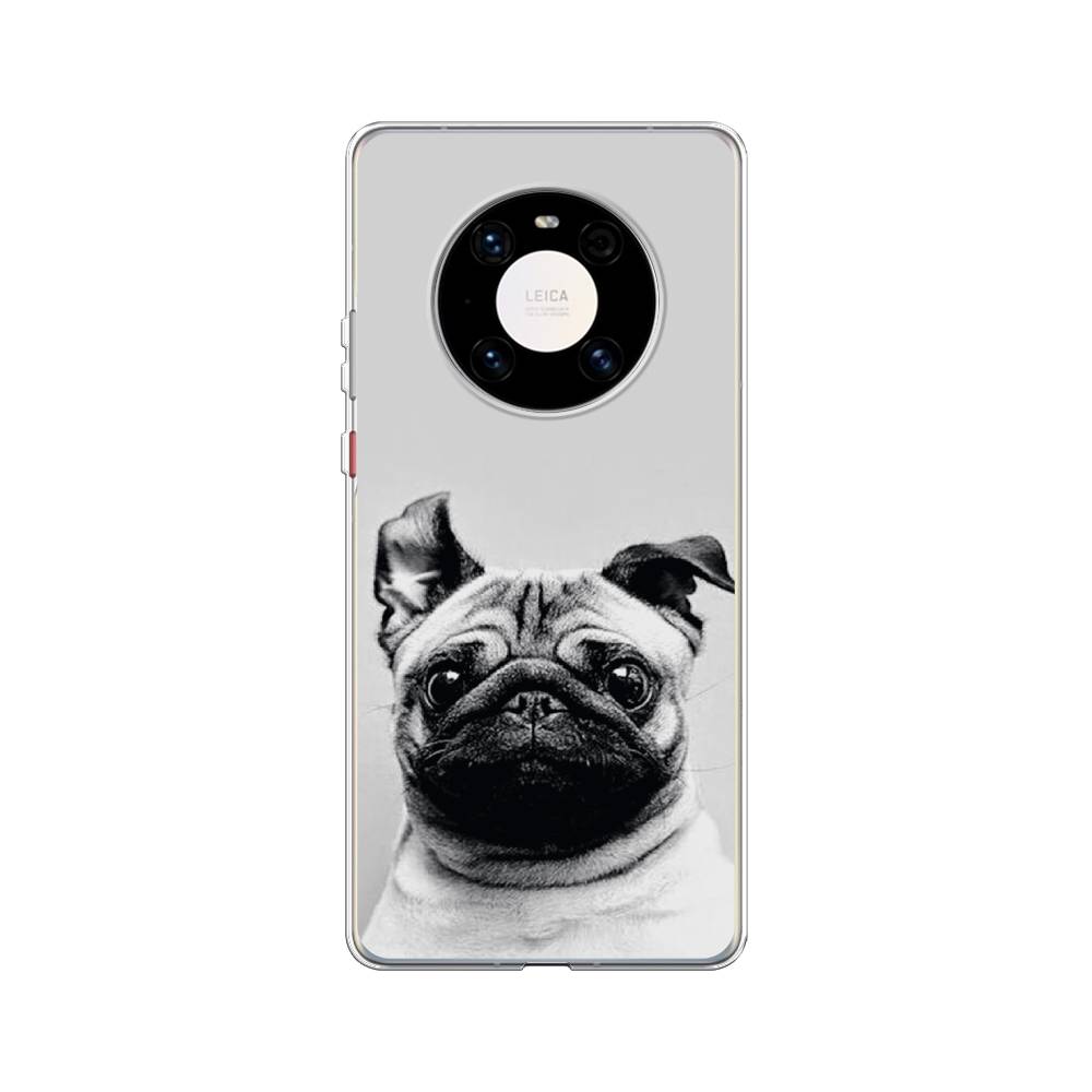 

Чехол Awog на Huawei Mate 40 Pro "Ушастый мопс", Серый, 6104450-1
