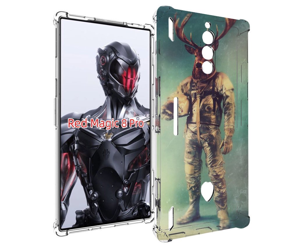 

Чехол MyPads лось космонавт для ZTE Nubia Red Magic 8 Pro / Red Magic 8 Pro Plus, Tocco