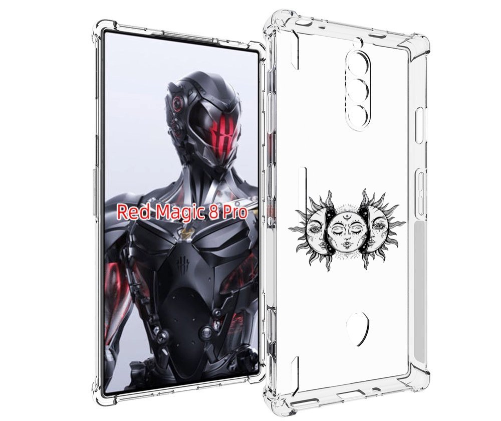 

Чехол MyPads луна-в-солнце для ZTE Nubia Red Magic 8 Pro / Red Magic 8 Pro Plus, Tocco