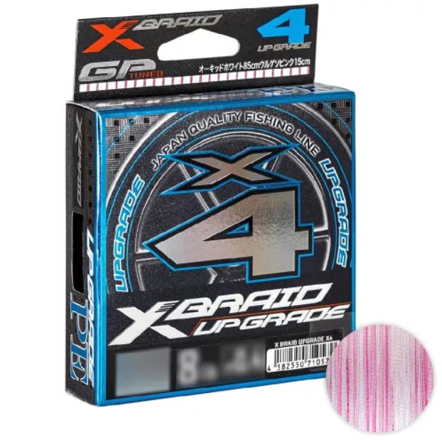 

Шнур Ygk X Braid Upgrade X4 150м. 0.128мм. White pink, Белый;розовый, X Braid Upgrade X4