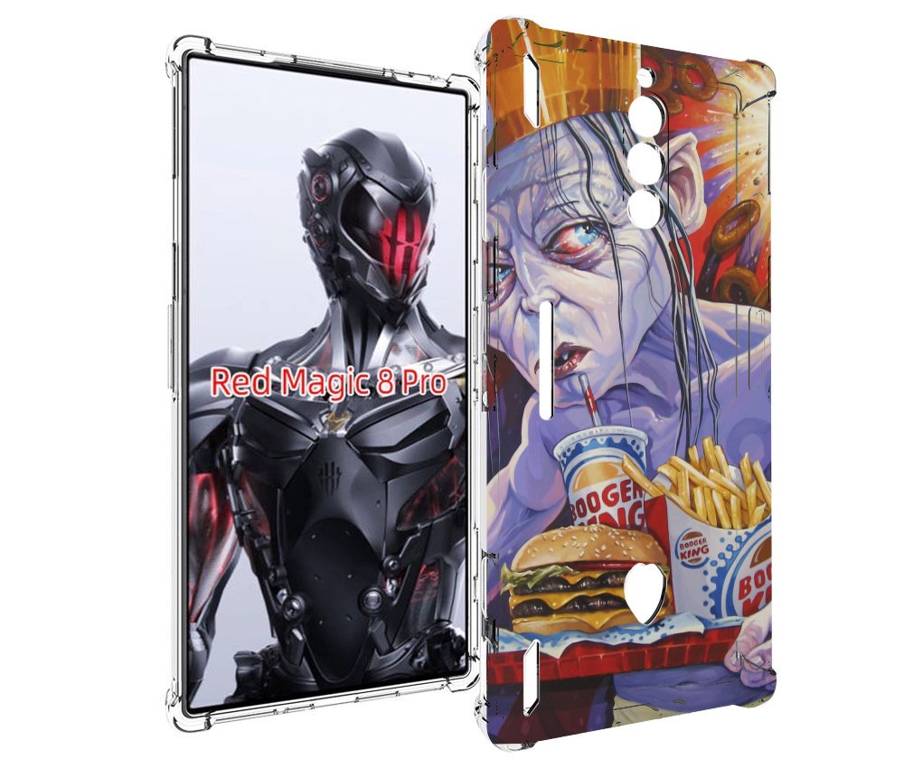 

Чехол MyPads любитель бургер кинга для ZTE Nubia Red Magic 8 Pro / Red Magic 8 Pro Plus, Tocco