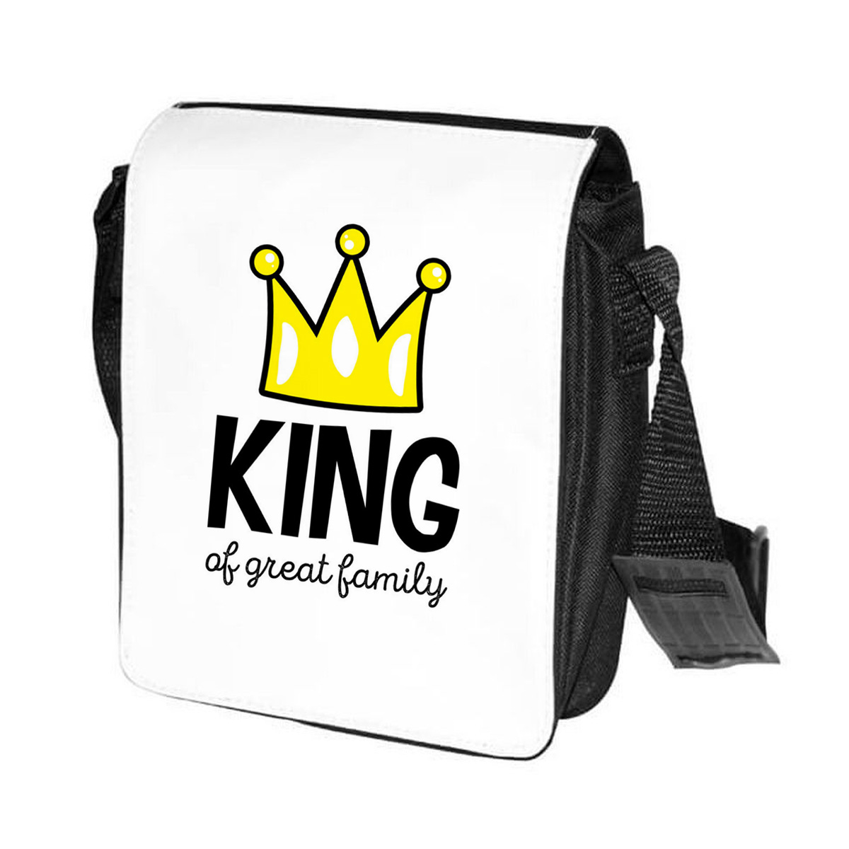 фото Сумка на плечо coolpodarok семья. king of great family. король прекрасной семьи. папа