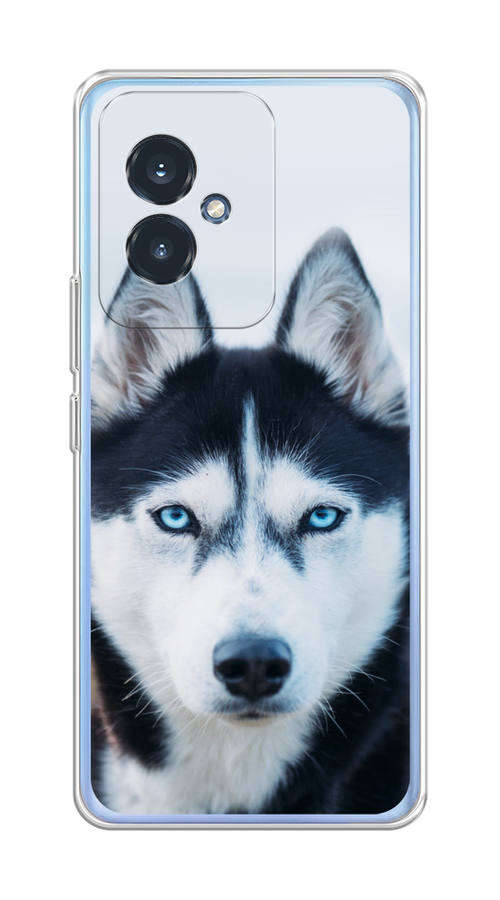 

Чехол на Honor 100 "Хаски 2", Синий;белый, 6122750-1