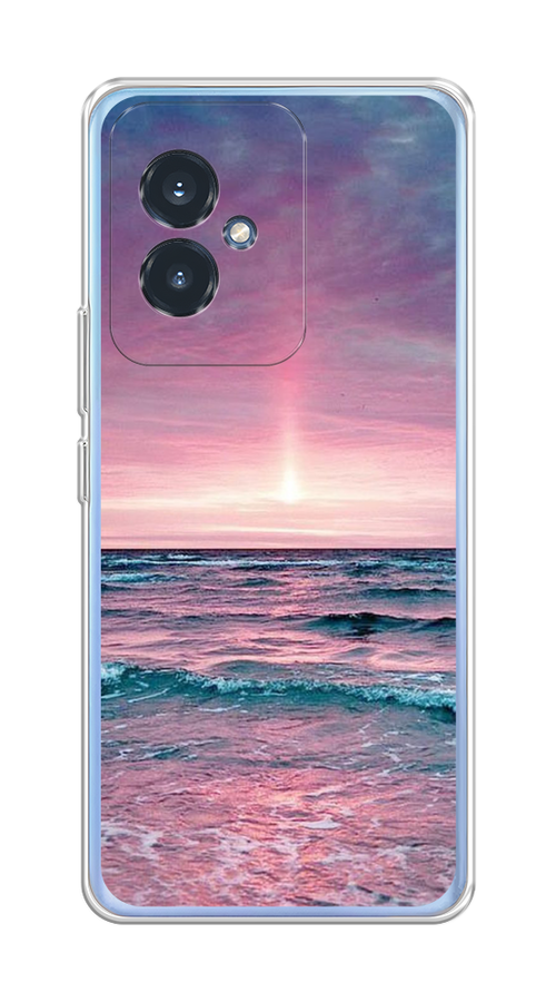 

Чехол на Honor 100 "Восход 3", Розовый;голубой, 6122750-1