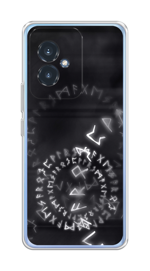 

Чехол на Honor 100 "Руны", Серый;черный, 6122750-1