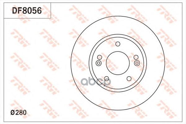 

Df8056_Диск Тормозной Перед Hyundai Elantra Iii/I30/Veloster 1.4-1.8/1.4D/1.6D 10>,Kia Cee