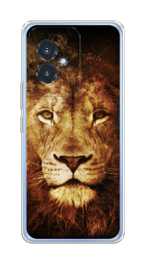 

Чехол на Honor 100 "Лев", Черный;коричневый;желтый, 6122750-1