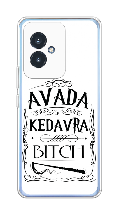 

Чехол на Honor 100 "Avada kedavra bitch", Белый;серый;черный, 6122750-1