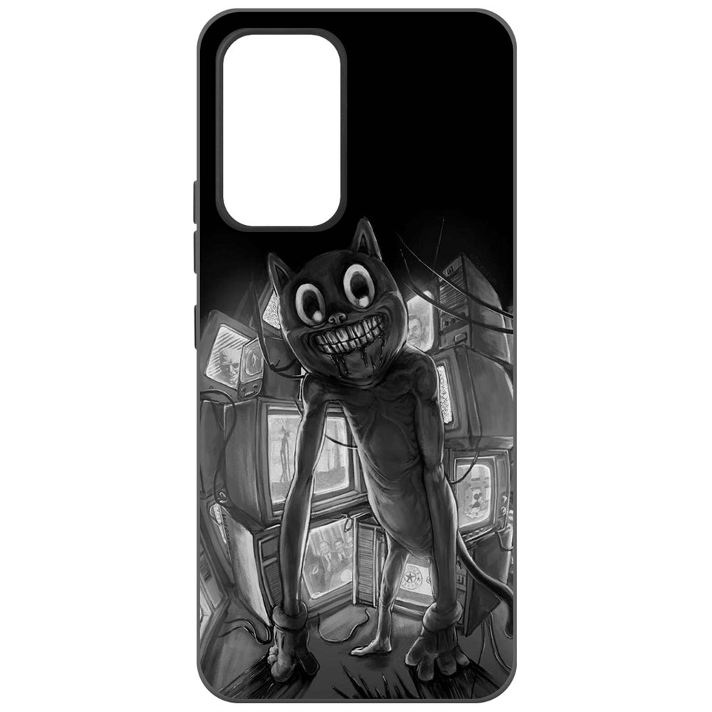 

Чехол-накладка Soft Case Хаги Ваги - Картун Кэт для Samsung Galaxy A53 5G (A536), Черный