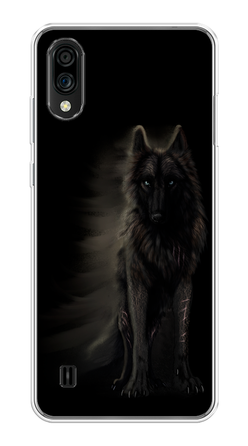 

Чехол на ZTE Blade A51 lite/Blade A5 (2020) "Туманный волк", Черный, 134850-1