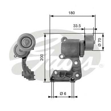 

Натяжитель руч.ремня с роликом RX 300/330/350 2006=>