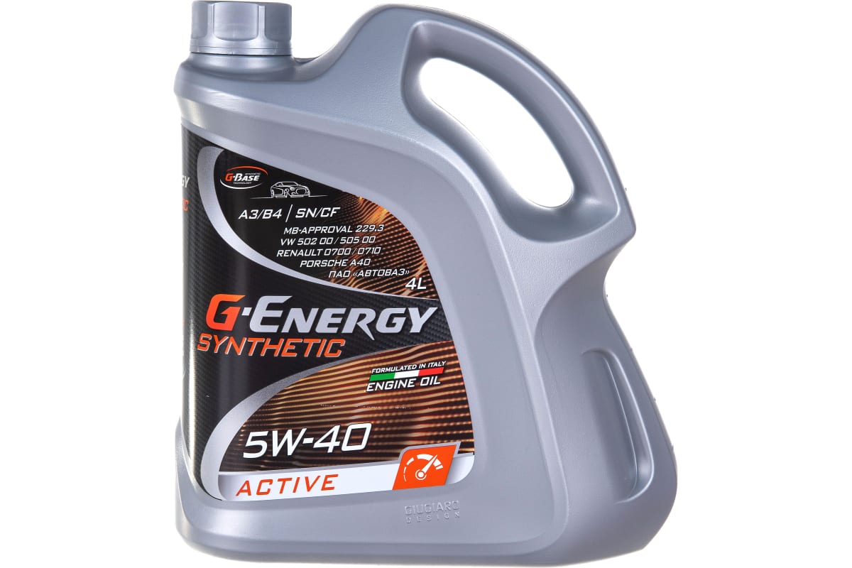 

Моторное масло G-Energy Synthetic Active 5W40 4 л