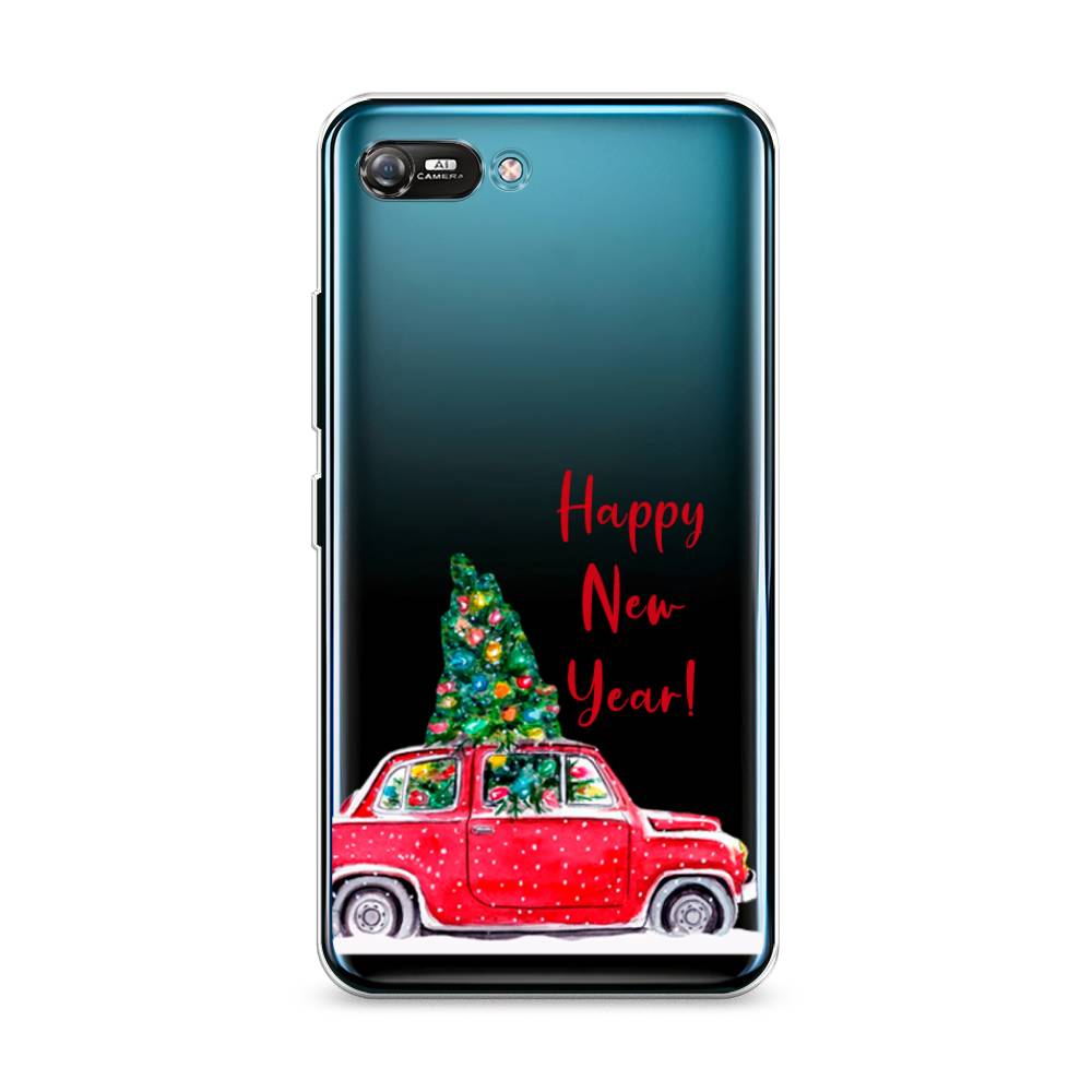 

Чехол на Itel A25 "Happy New Year", Красный;зеленый, 3200250-5