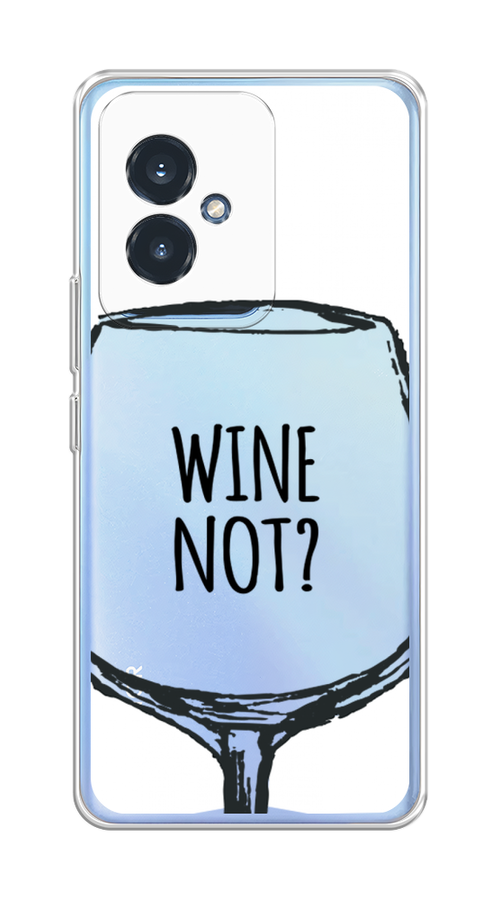 

Чехол на Honor 100 "Wine not white", Белый, 6122750-1