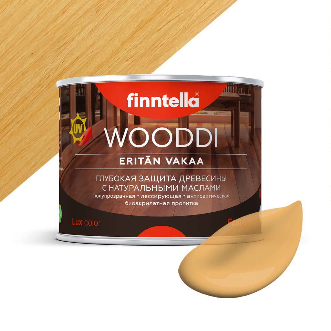 

Пропитка по дереву WOODDI, цвет PAIVA , 0,45л, Бежевый, WOODDI колерованная