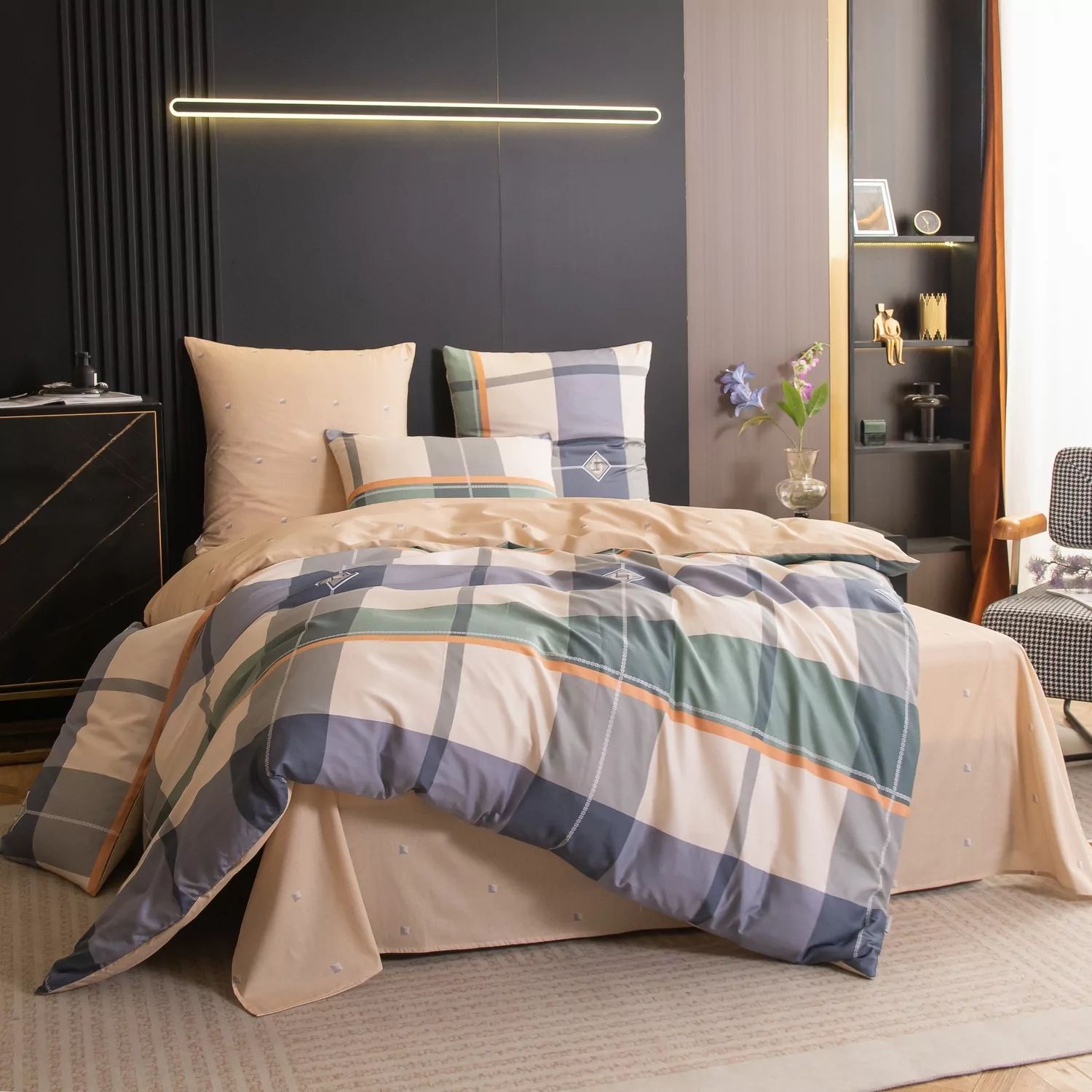 

Комплект постельного белья VIVA - HOME TEXTILE люкс сатин хлопок, A371277, Люкс Сатин 100% хлопок A