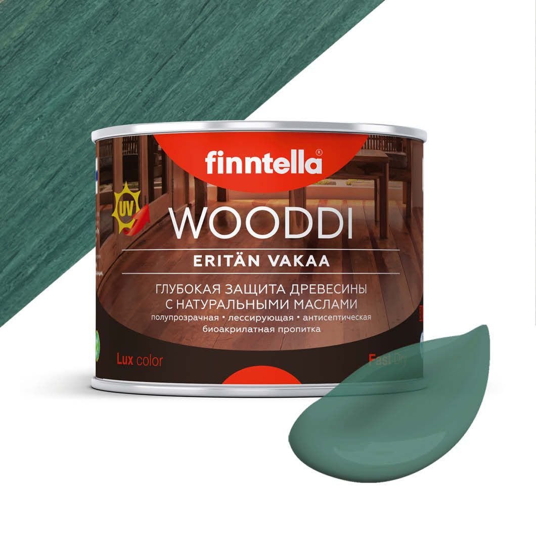 

Пропитка по дереву WOODDI, цвет SININEN KUU , 0,45л, Бежевый, WOODDI колерованная